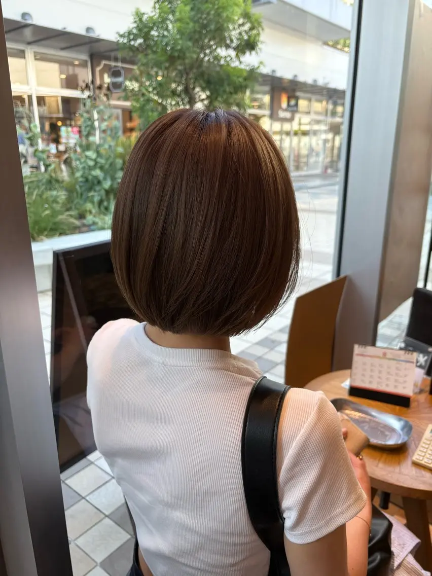 ショート ノンダメージカラー/ ボブ/RINのヘアスタイル