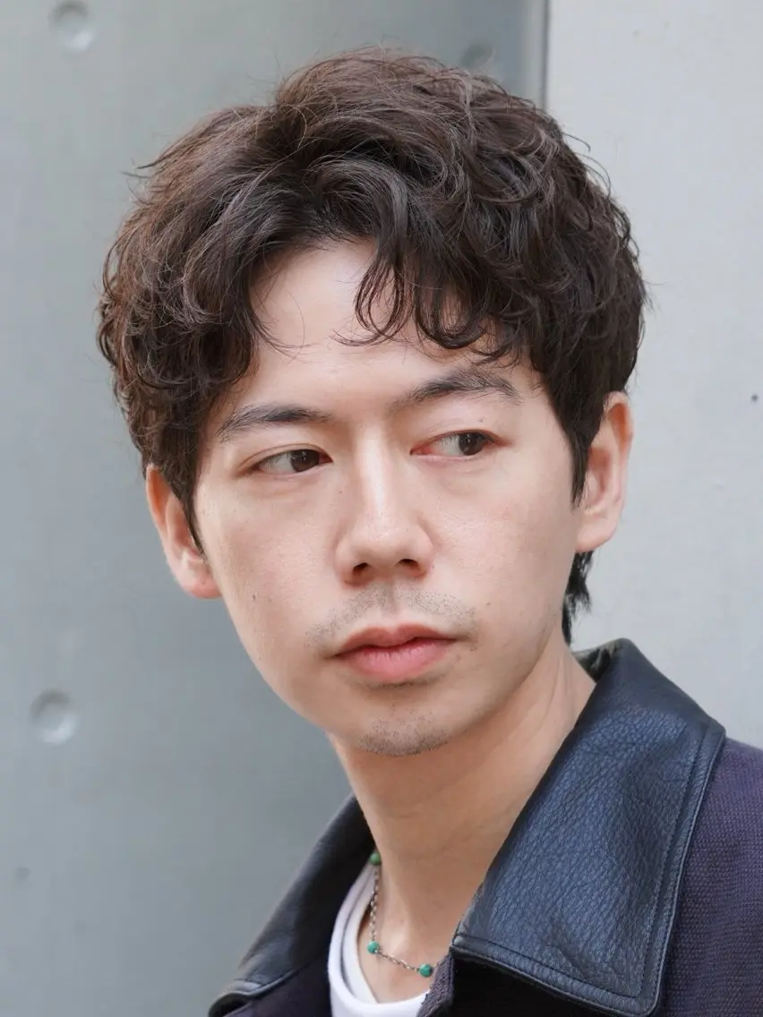 ショート パーマ メンズ fifth 新谷 柚樹のヘアスタイル