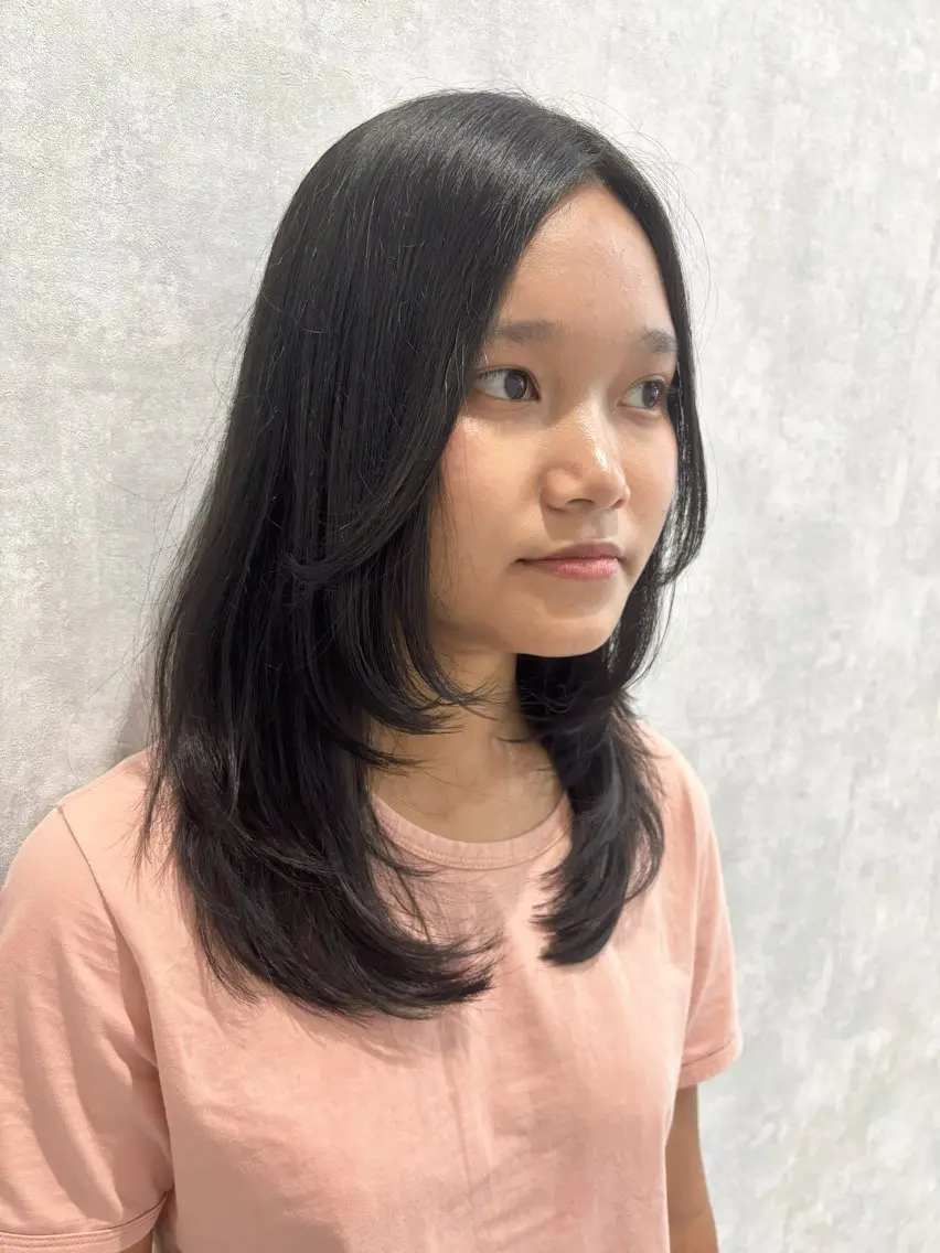 セミロング Rangali Rinのヘアスタイル
