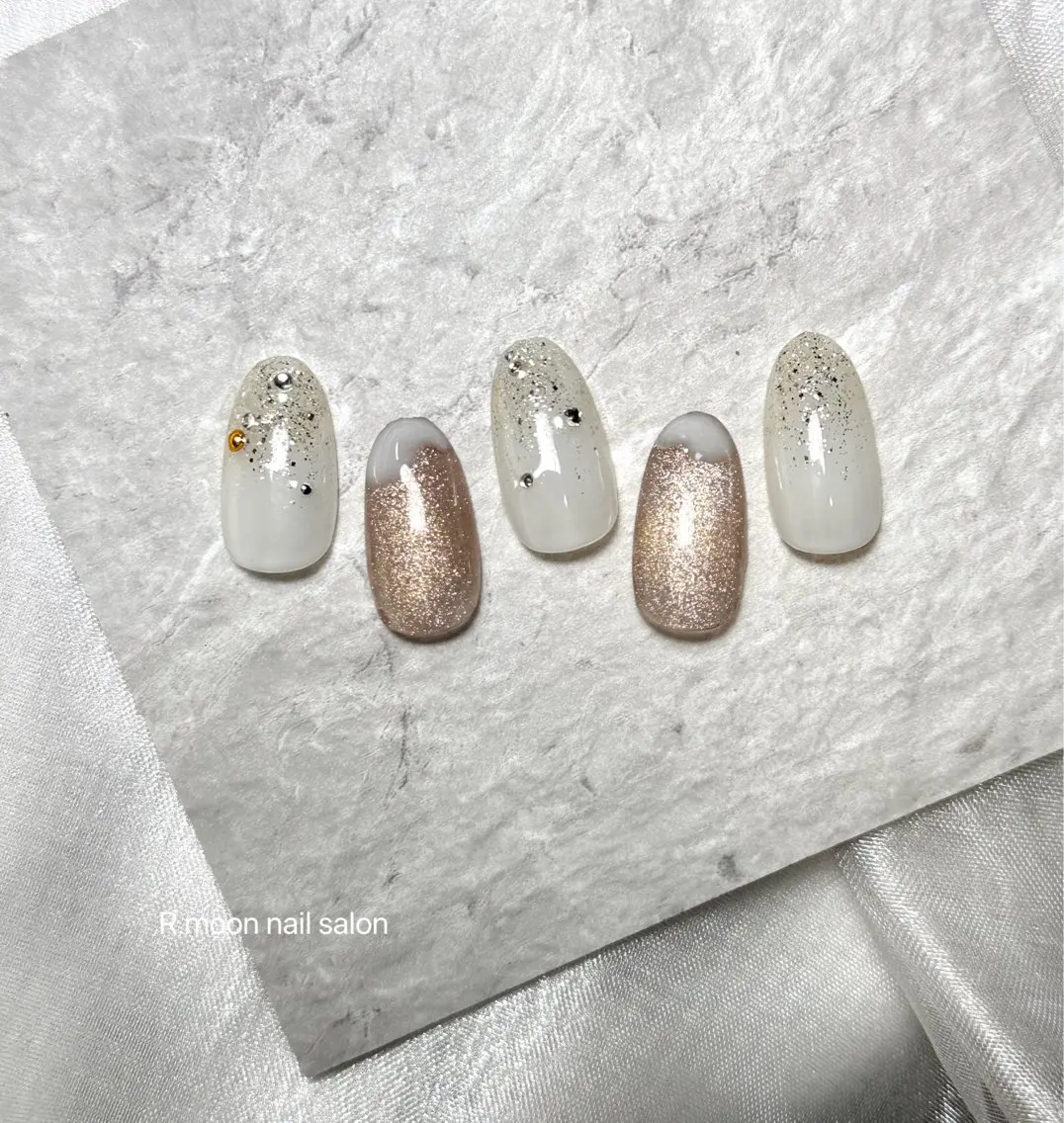 ネイル 冬ネイル クリスマス R.moon nail salonのネイルデザイン