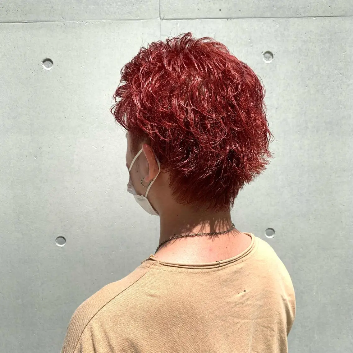 カラー ブリーチ レッドカラー インナーカラー♡ Nanakoのヘアスタイル