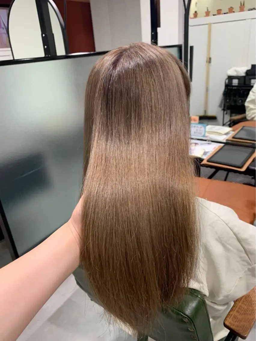 ロング カラー ヘアカラー 川口歩登 【blanc】春日のヘアスタイル