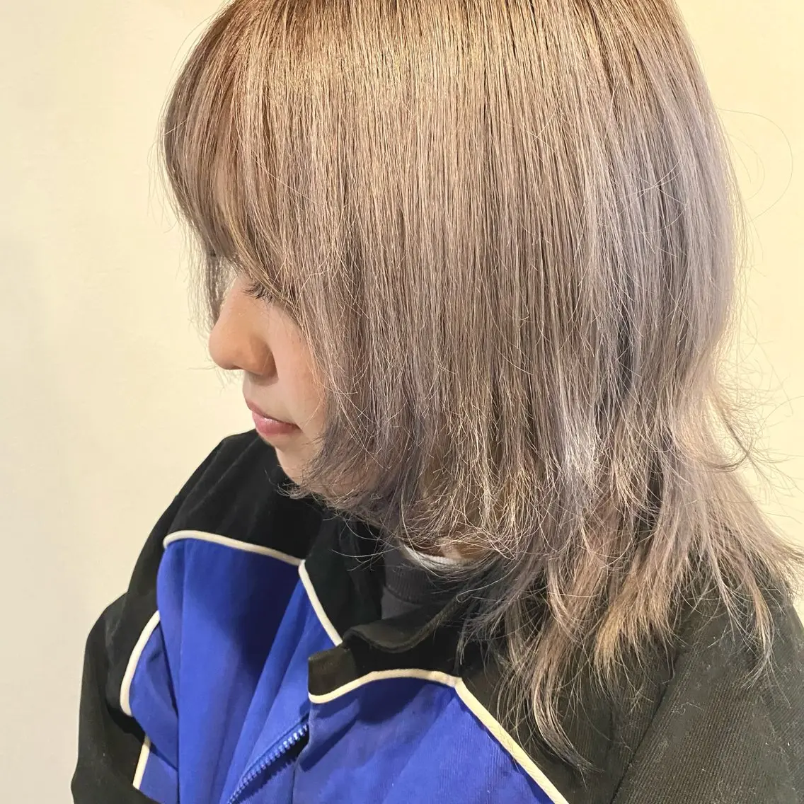 セミロング カラー ブルーカラー ネイビーカラー シルバー カット ヘアカラー トリートメント 低ダメージ施術/ 🐮牛木 史裕🐮のヘアスタイル