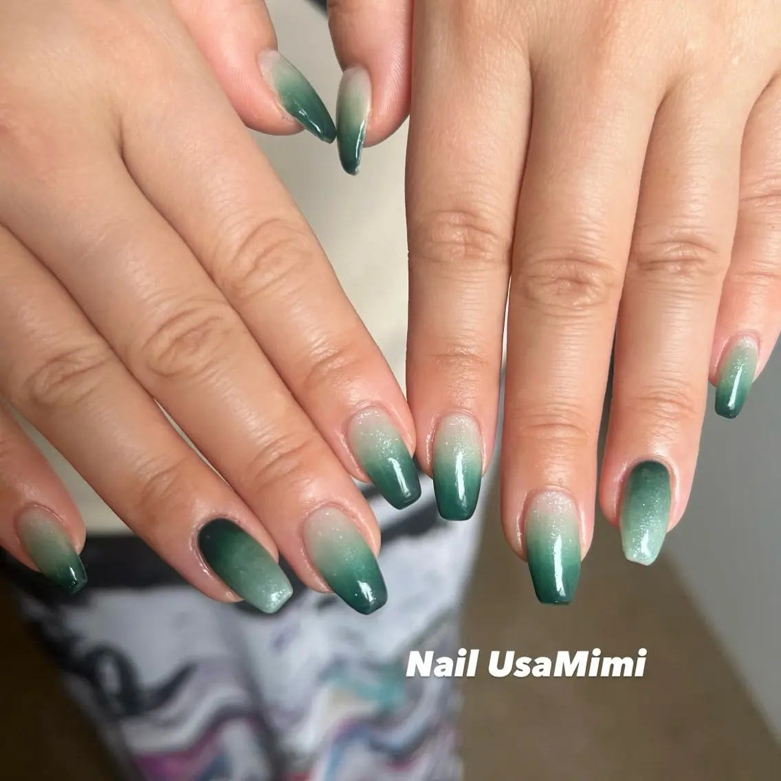 ネイル アートネイル ジェルネイル パラジェル ピンク ハンドネイル 本町ネイルNail UsaMimiのネイルデザイン