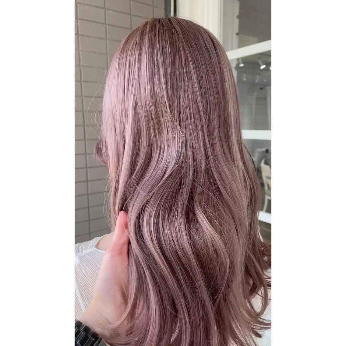 ロング カラー ヘアカラー トリートメント 梅田/髪質改善カラー ❄︎ mikiのヘアスタイル