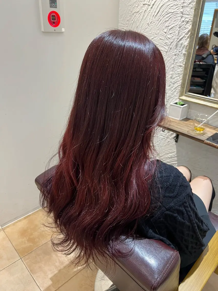 ロング カラー 🥀韓国ヘア🥀 宮津真菜のヘアスタイル