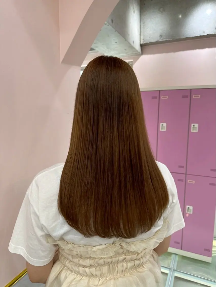 ロング カラー 透明感艶カラー 💛MAHO💛のヘアスタイル
