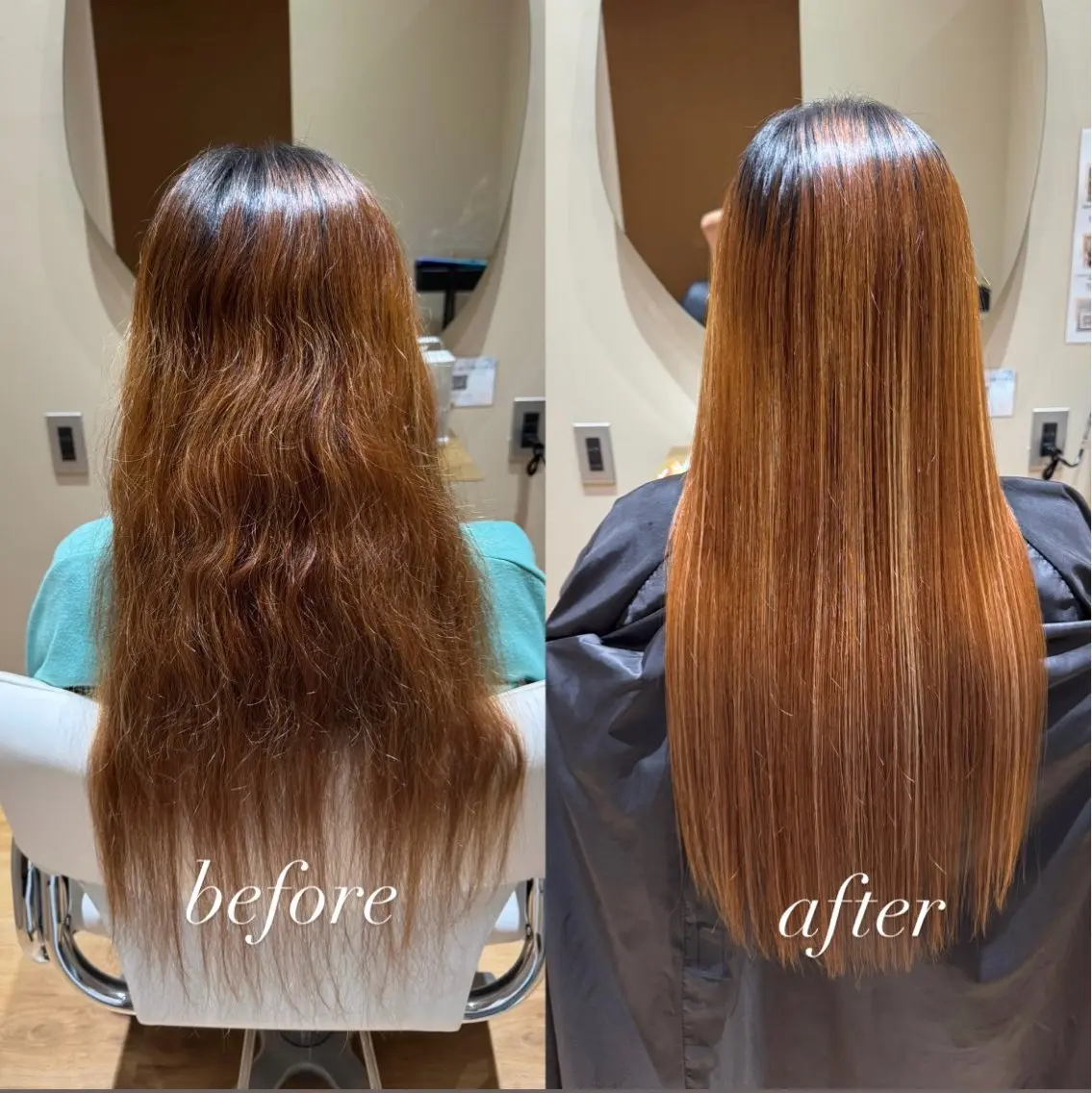 ロング カット 縮毛矯正 トリートメント 🥇美髪特化🥇 店長✨ミヨカワのヘアスタイル