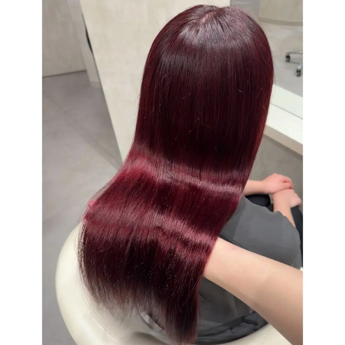 ロング カラー ブリーチ ヘアカラー miyu /トレンド カラー×艶髪のヘアスタイル