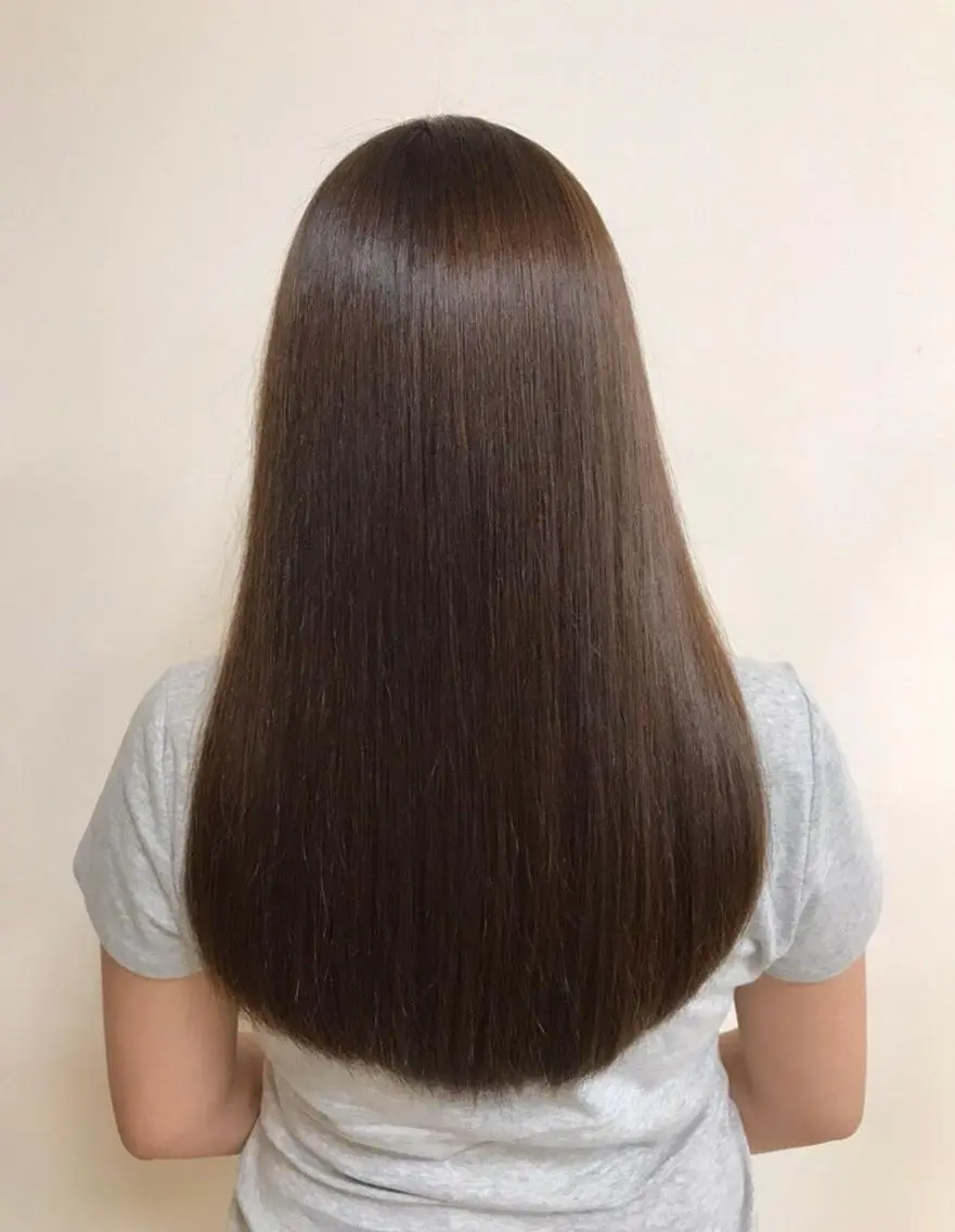 似合わせカット×艶感カラー×内部補修トリートメント×色持ちをよくする浸透剤付きの写真