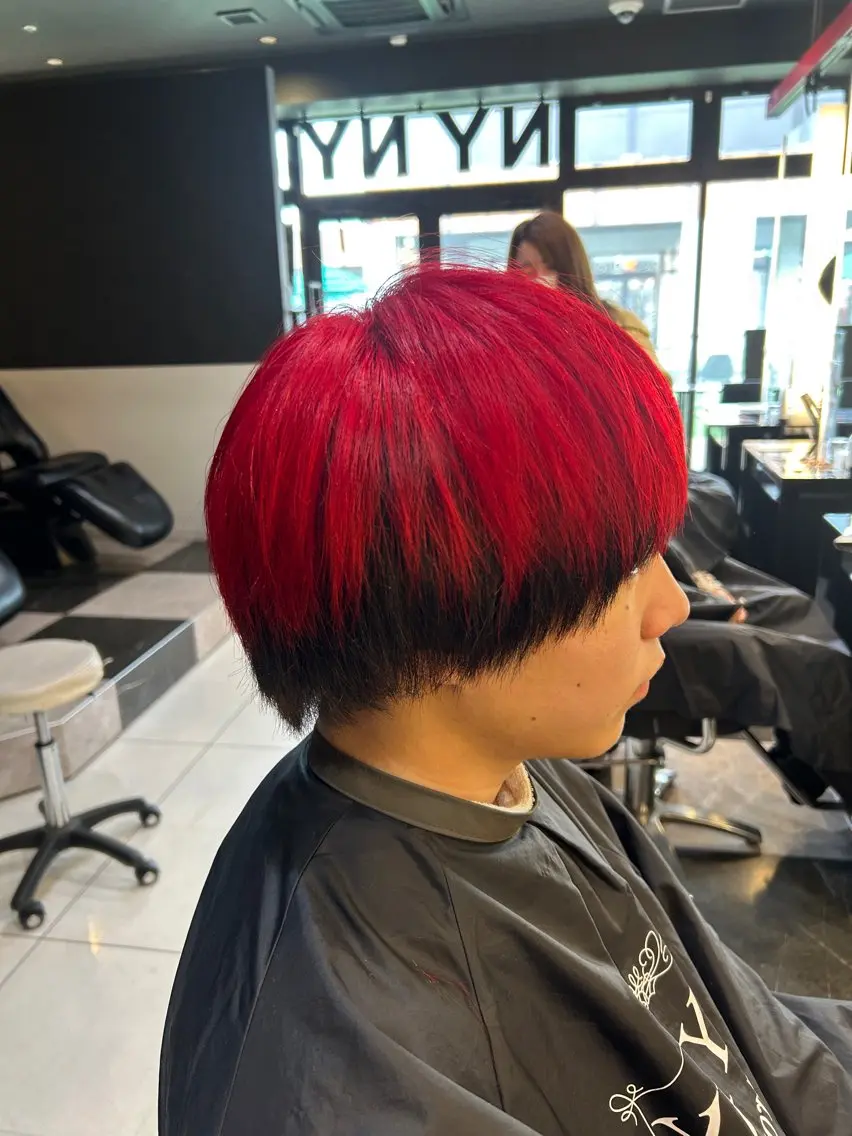 メンズ メンズブリーチ 永田 雄真のヘアスタイル