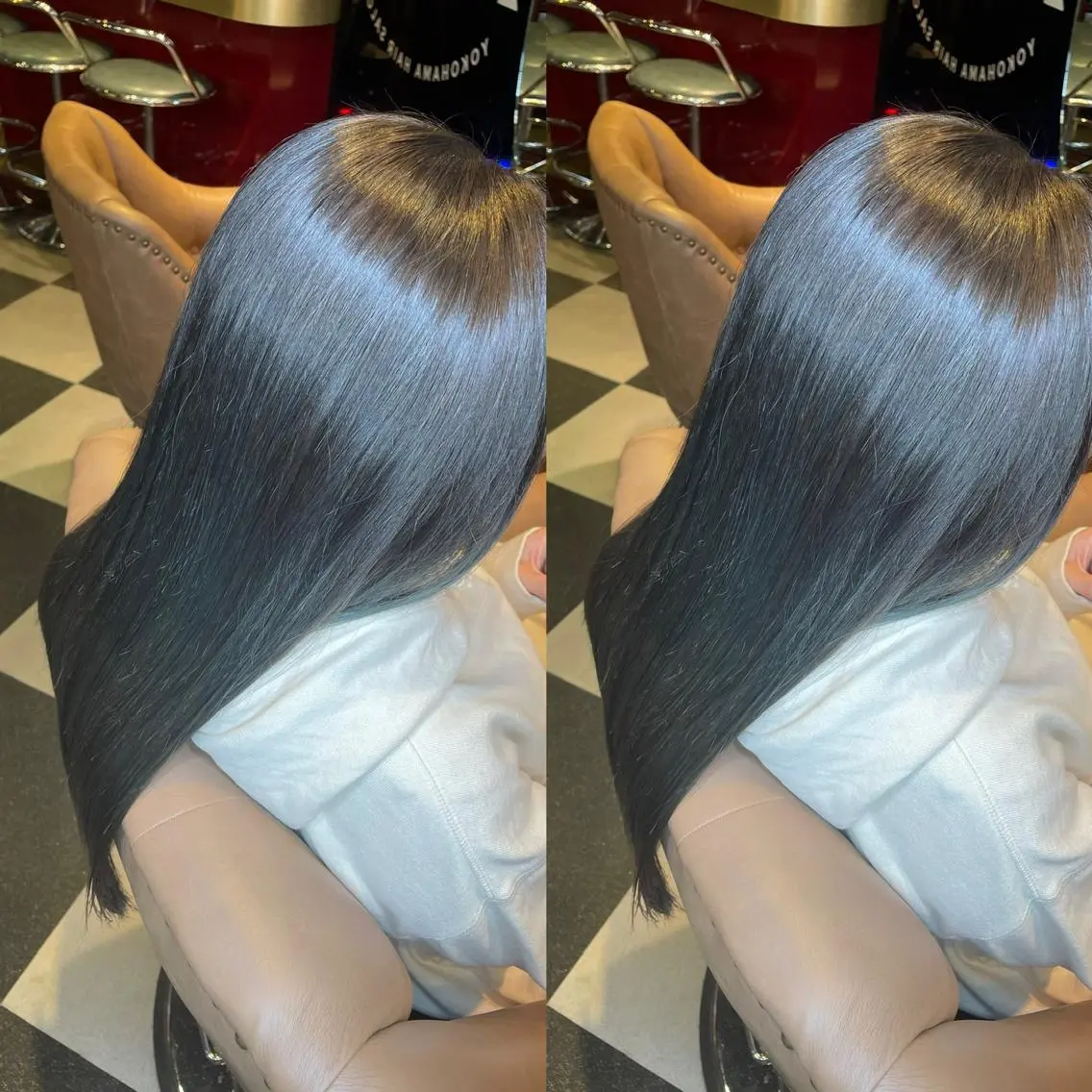ロング カラー 髪質改善 トリートメント 👑派手髪/カット 👑ANRYのヘアスタイル