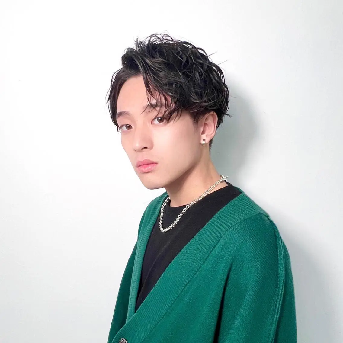 メンズ アップバング 柏メンズパーマ特化 蛯谷 晃裕のヘアスタイル