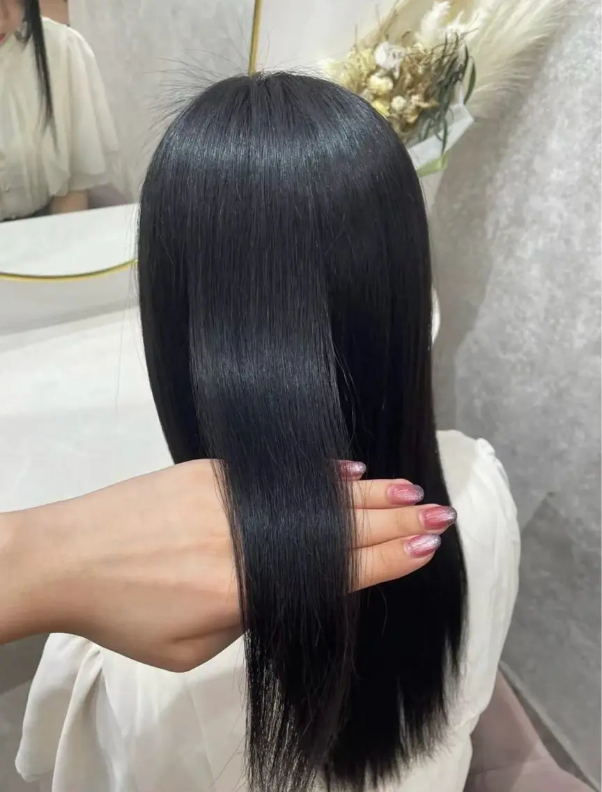 ロング カラー ‪💄心 葉/大宮 /ワンカラー🖤のヘアスタイル