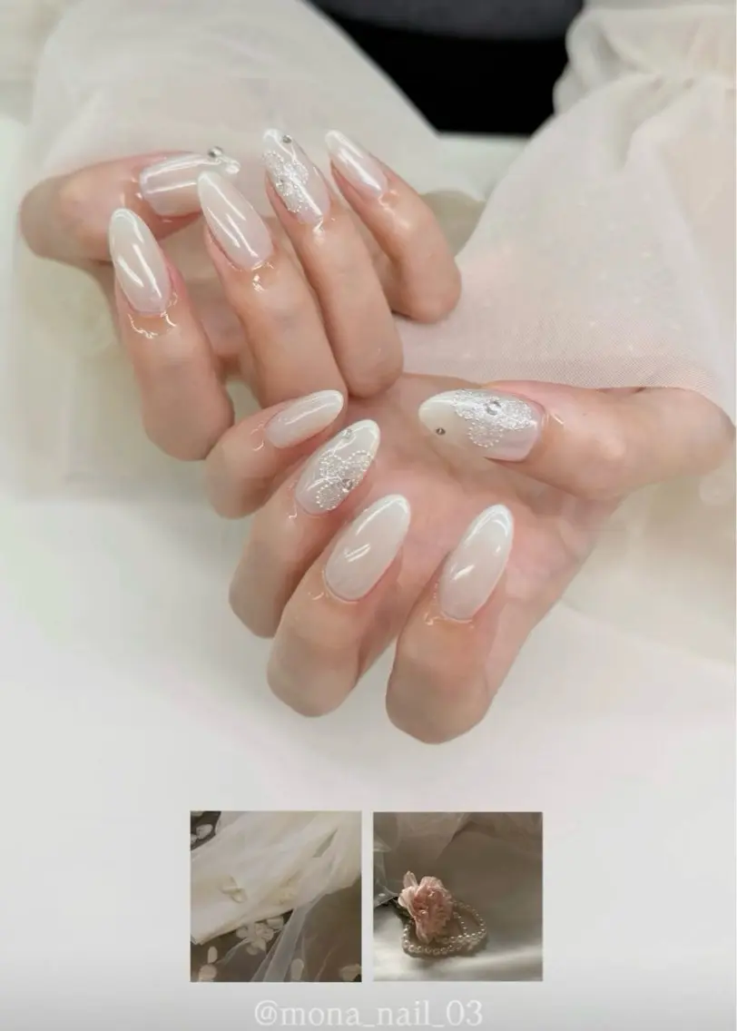 ロング mona .AMI♡のネイルデザイン
