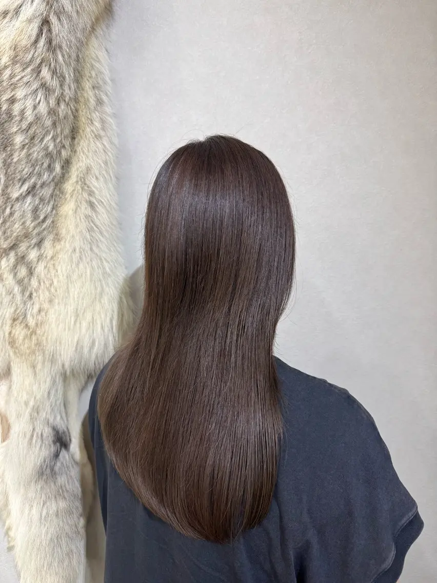 ロング ヘアカラー 永野 いずみのヘアスタイル