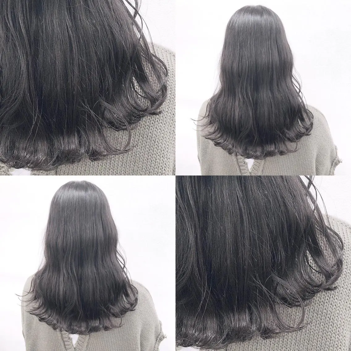 セミロング カラー パーマ ヘアアレンジ メンズ キッズ ネイル マツエク・マツパ 上品＆韓国風 🥀海心🥀のヘアスタイル