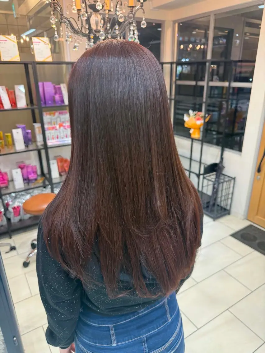 カラー 小林 紗也のヘアスタイル