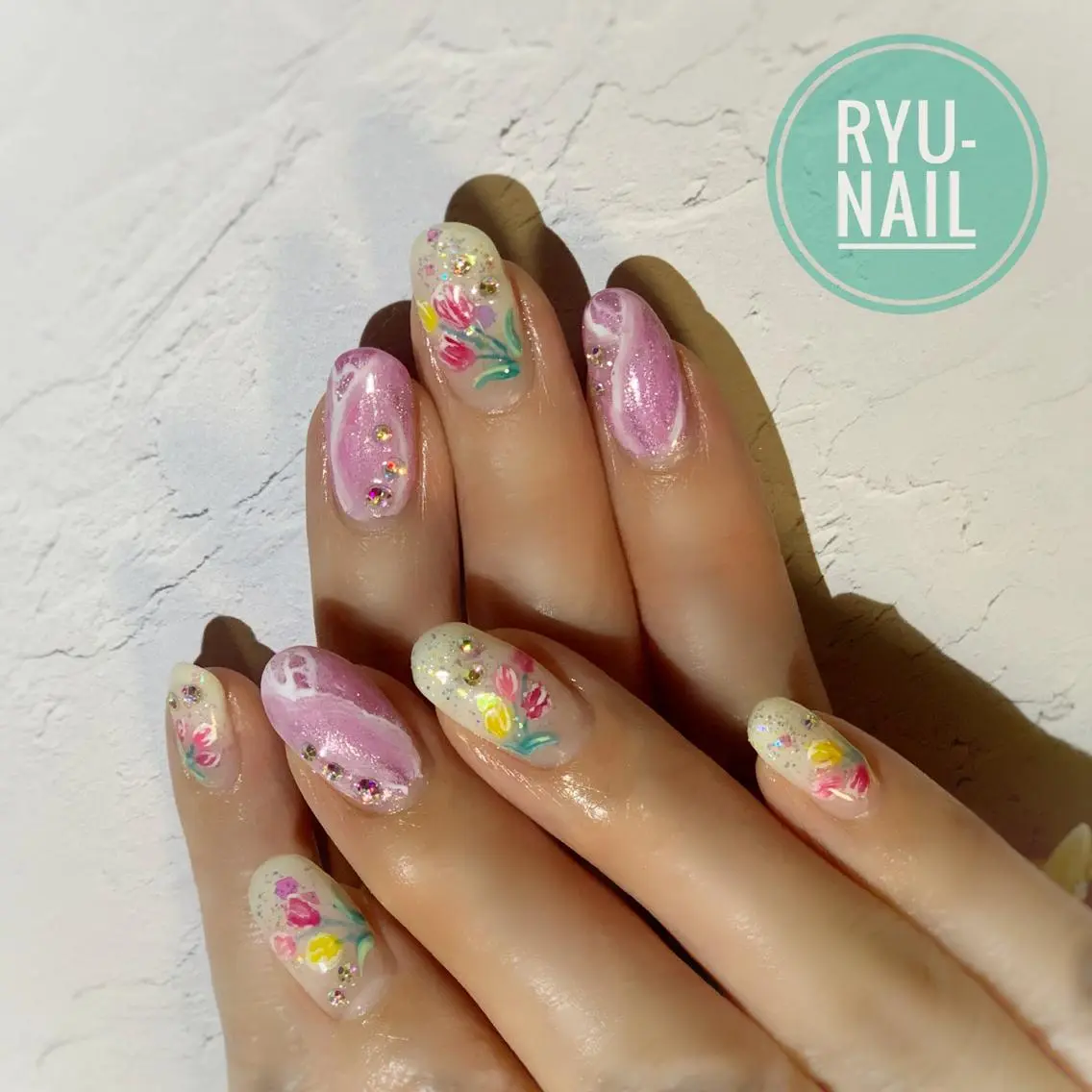 ネイル ハンドネイル Ryu-nail 對馬　琴美のネイルデザイン