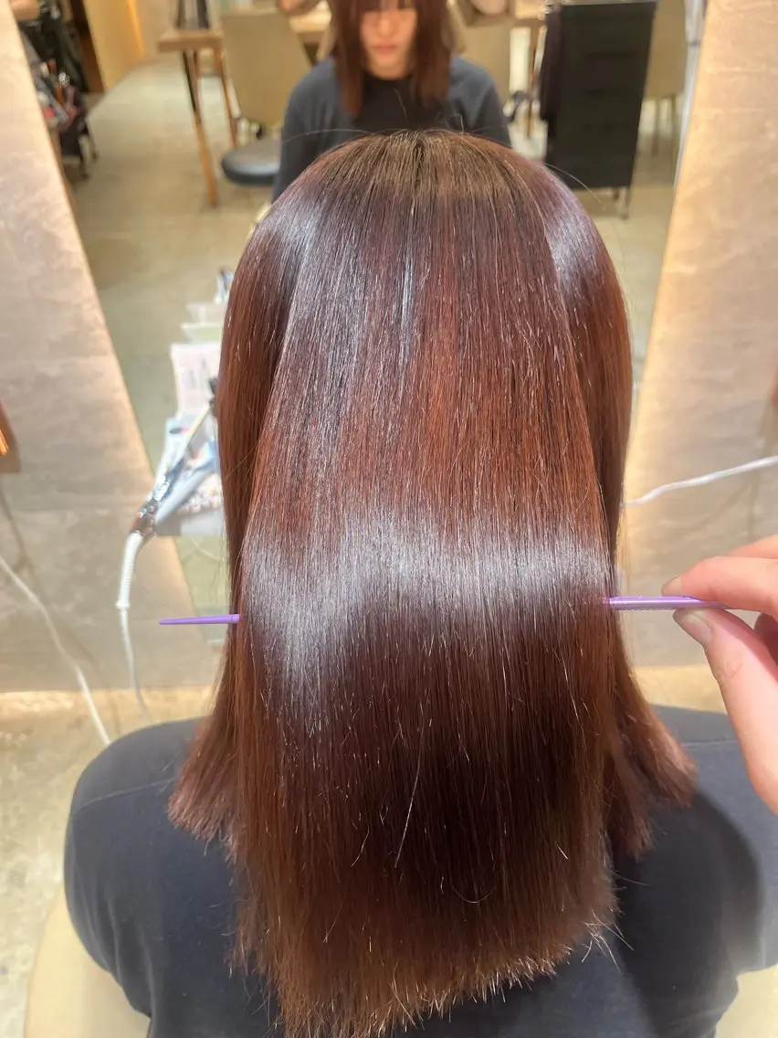 ミディアム カットモデル無料 あやかのヘアスタイル