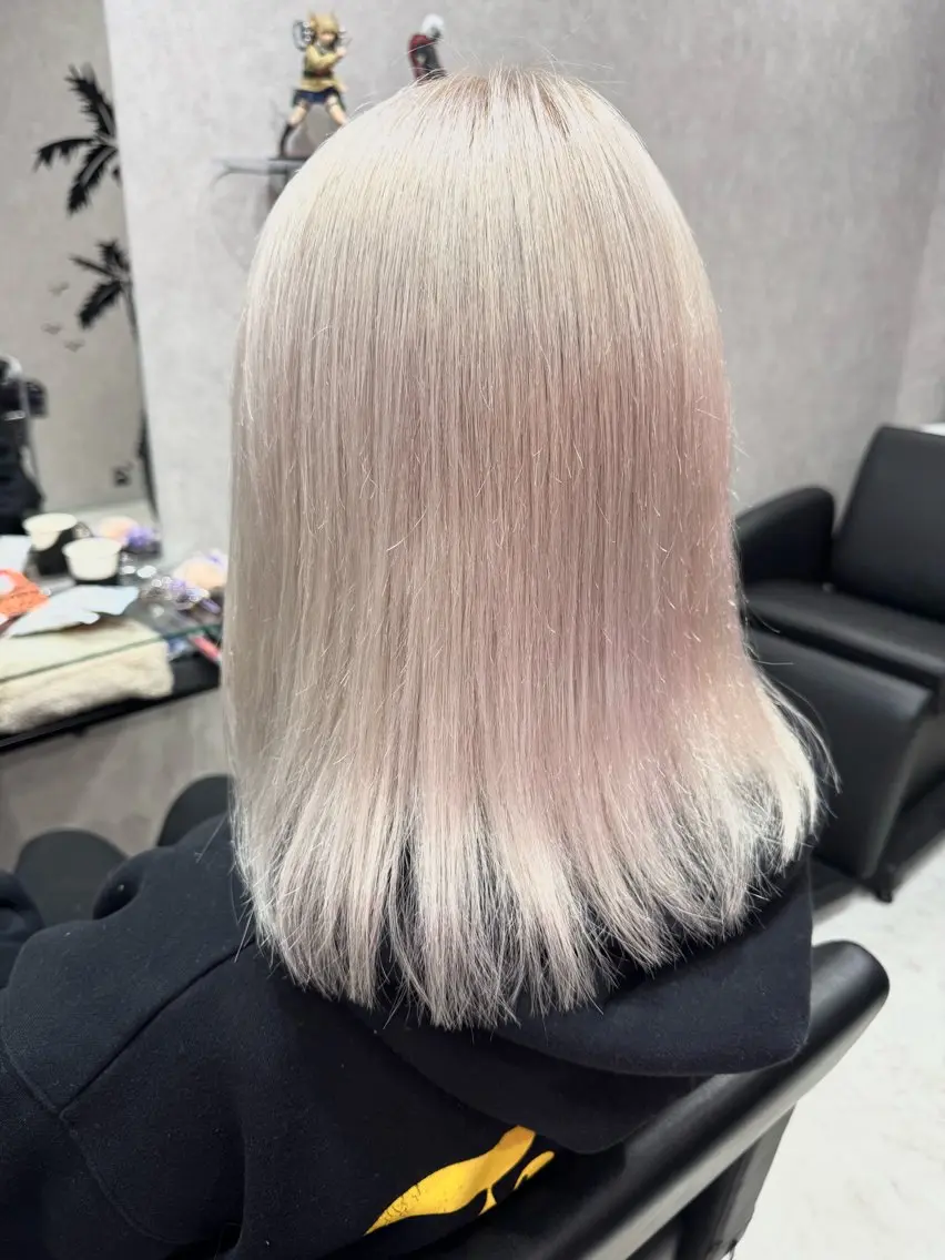 ミディアム カラー カット ヘアカラー トリートメント 韓国ヘアー🦄ྀི オタク美容師🌈山本のヘアスタイル