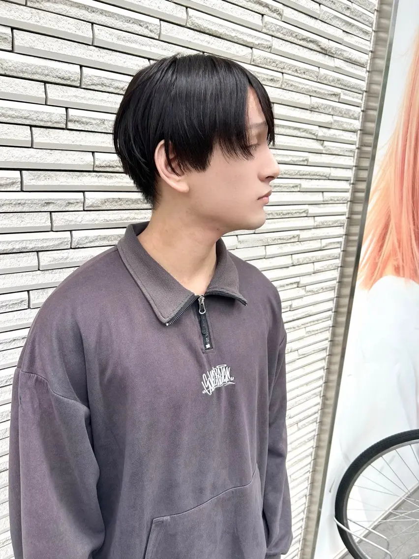 カット＋縮毛矯正＋指名料金+（ロング料金別）の写真