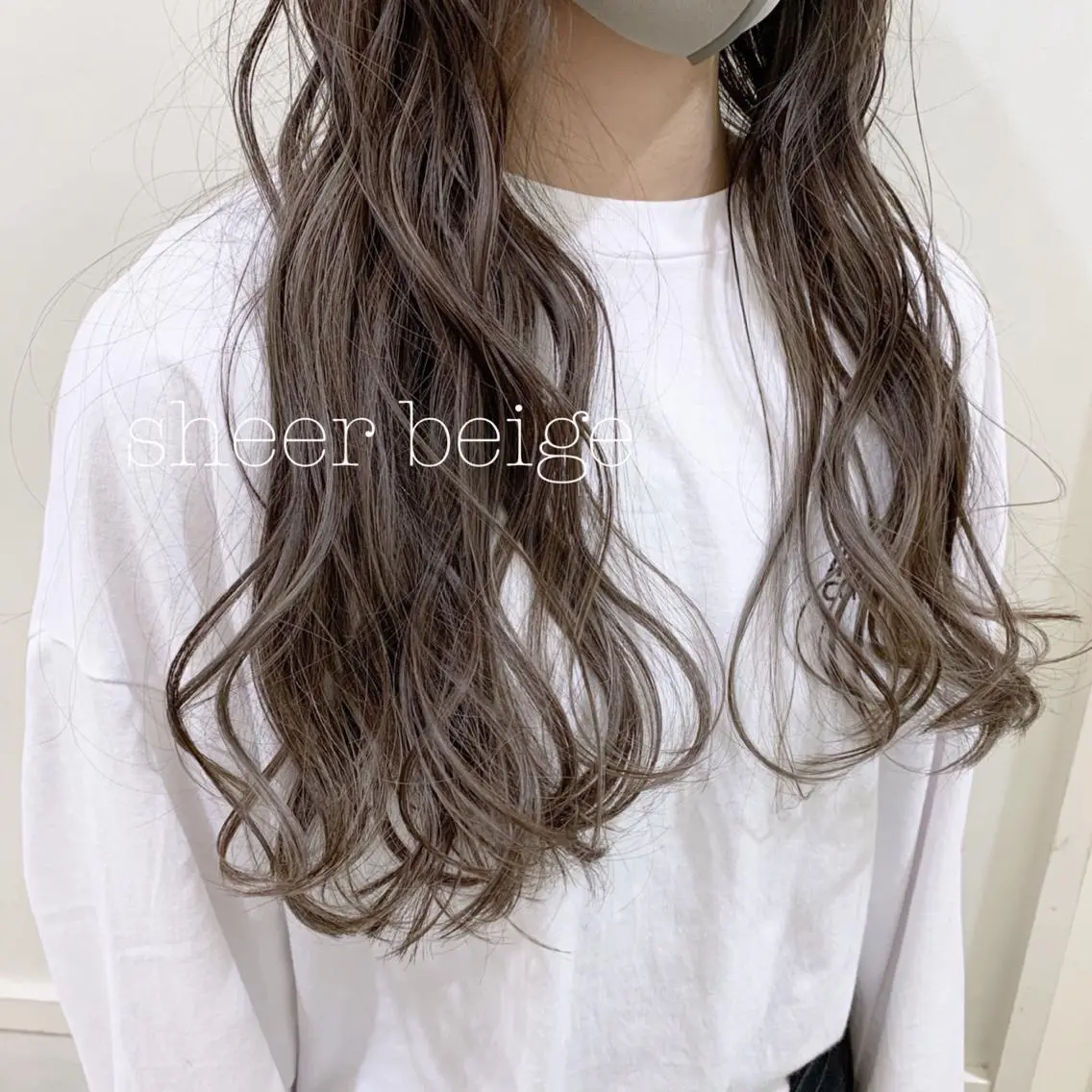 ロング カラー ヘアカラー トリートメント ぱつっとボブ/ 小野あかねのヘアスタイル