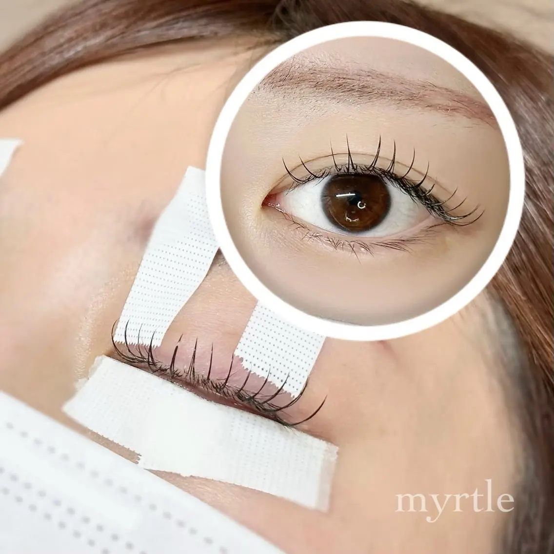 マツエク・マツパ フラットラッシュ myrtle MiO🌷国分寺のマツエク・マツパデザイン