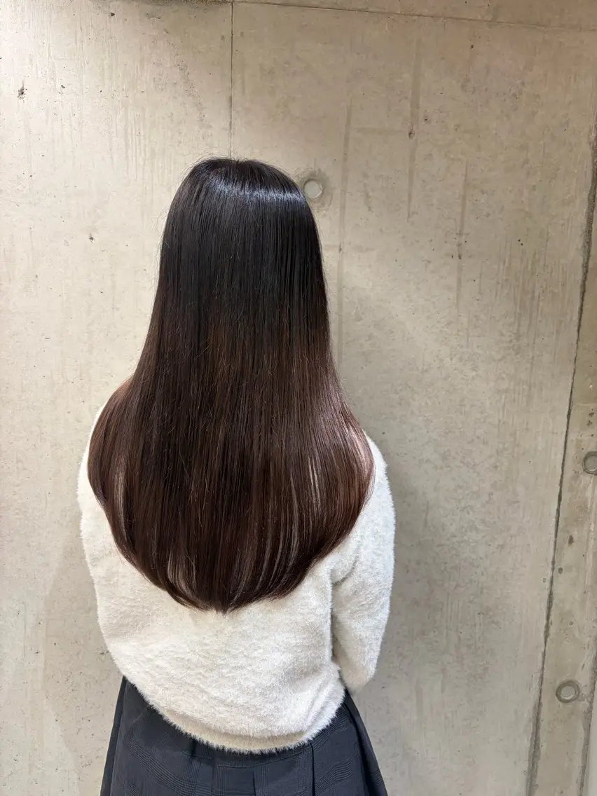 ロング 中尾 妃萌那のヘアスタイル