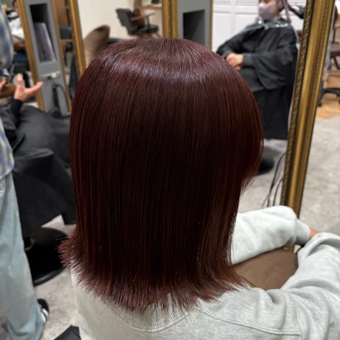 ミディアム カラー ヘアカラー ピンクカラーアレンジ 🩷AYANA🩷のヘアスタイル