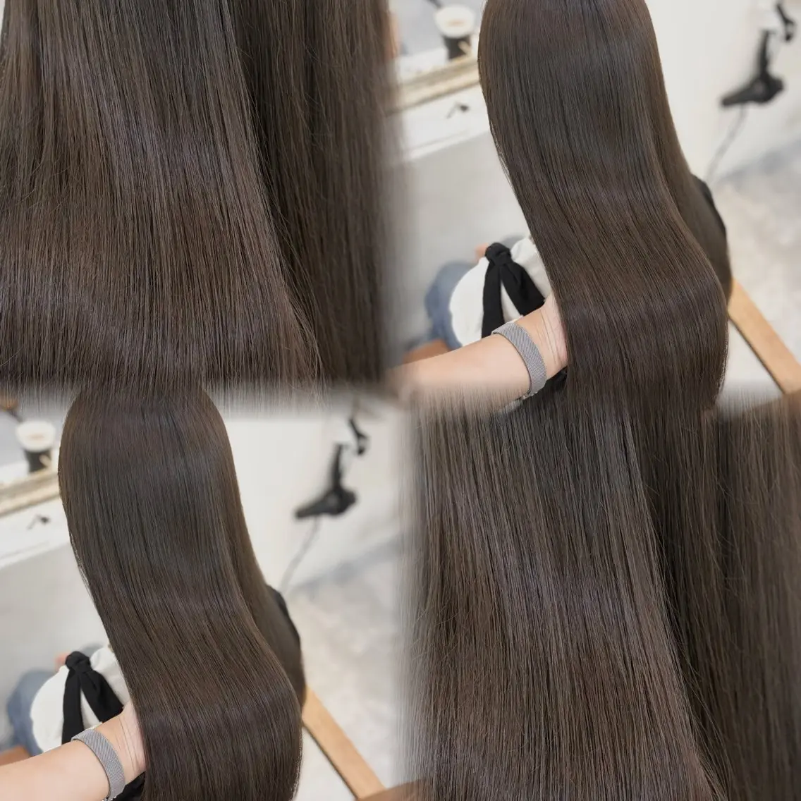 ロング カラー 透明感カラー カット ヘアカラー トリートメント ayana ベージュ /レイヤーパーマのヘアスタイル