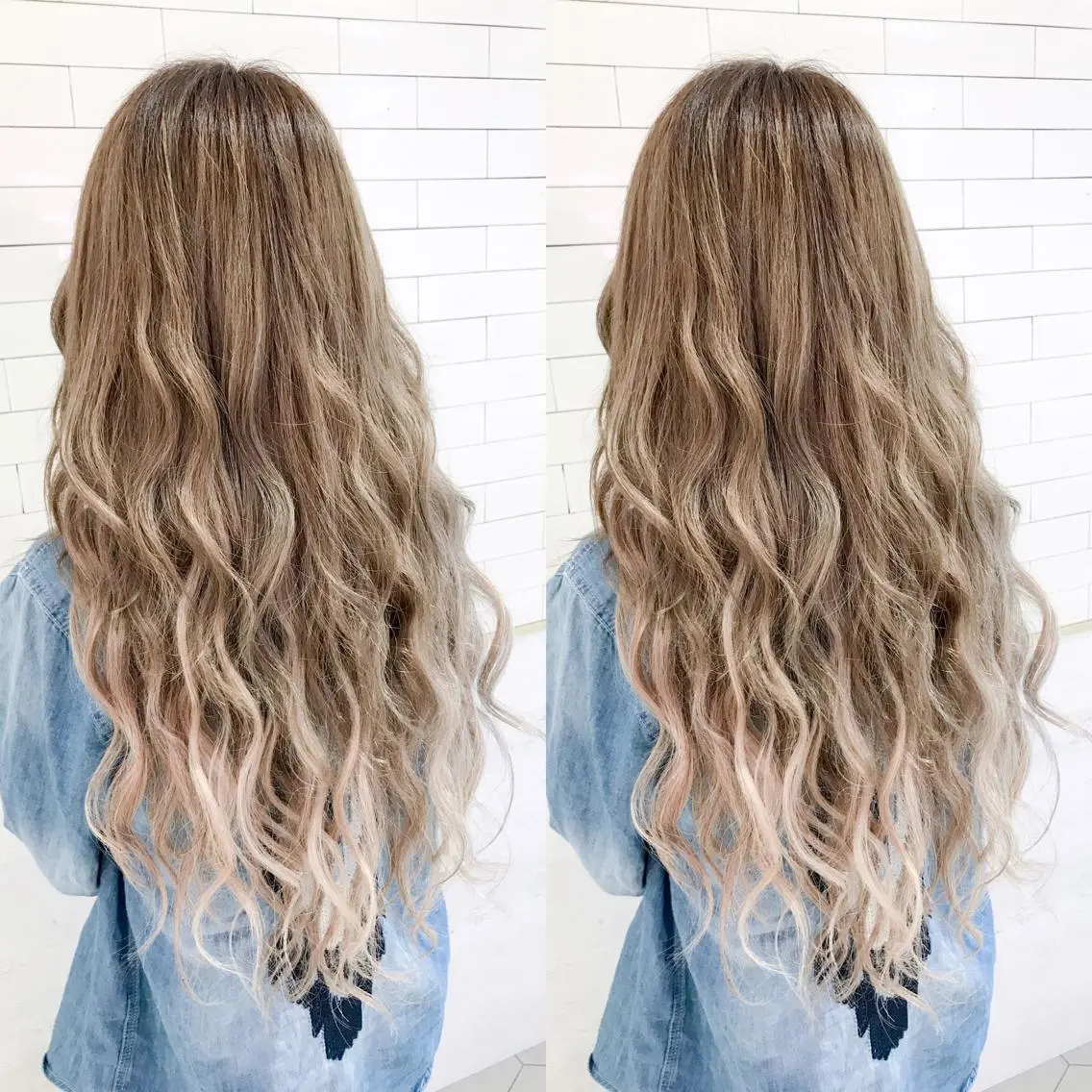 ロング カラー ベージュカラー ブロンド ブロンドベージュ 🧡ショートの達人 🧡SHOのヘアスタイル