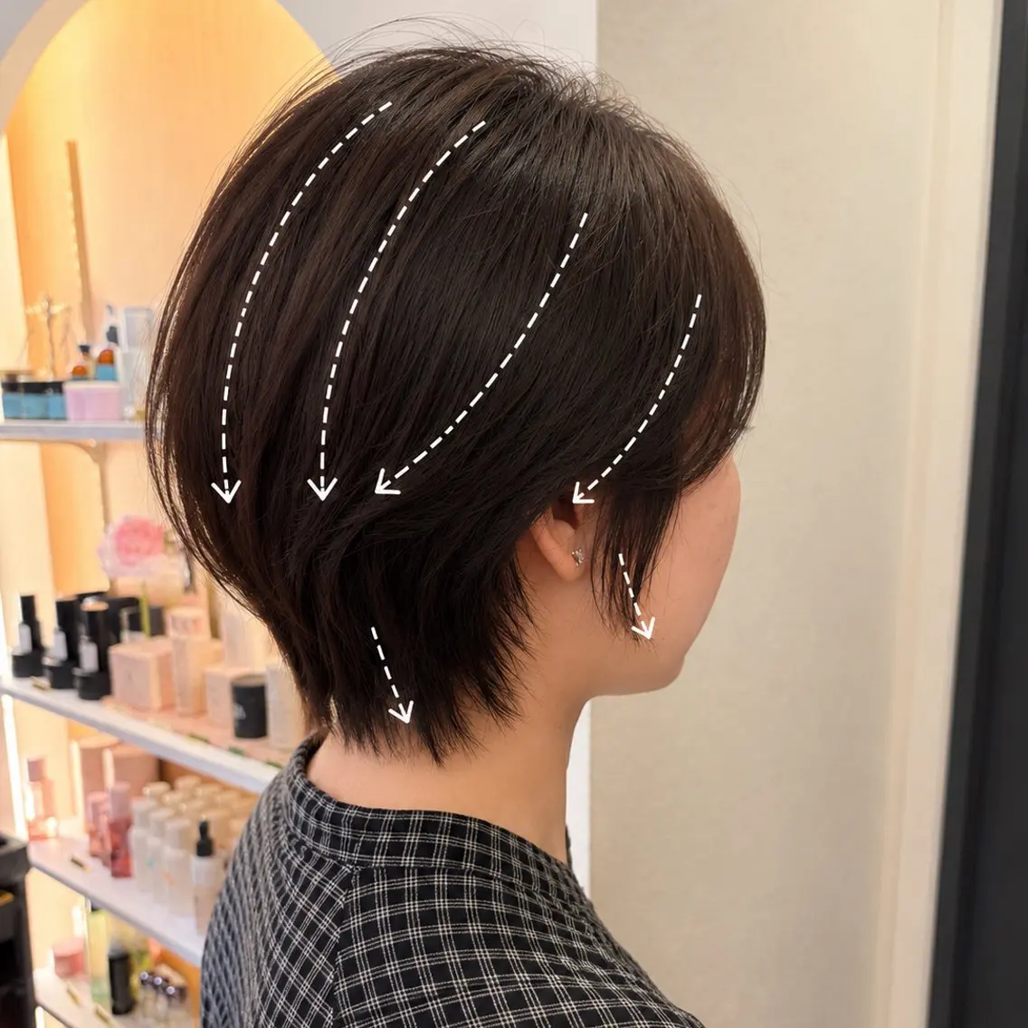 ショート ヘアカラー トリートメント オリーブ/みづき /ボブパーマ🤍のヘアスタイル
