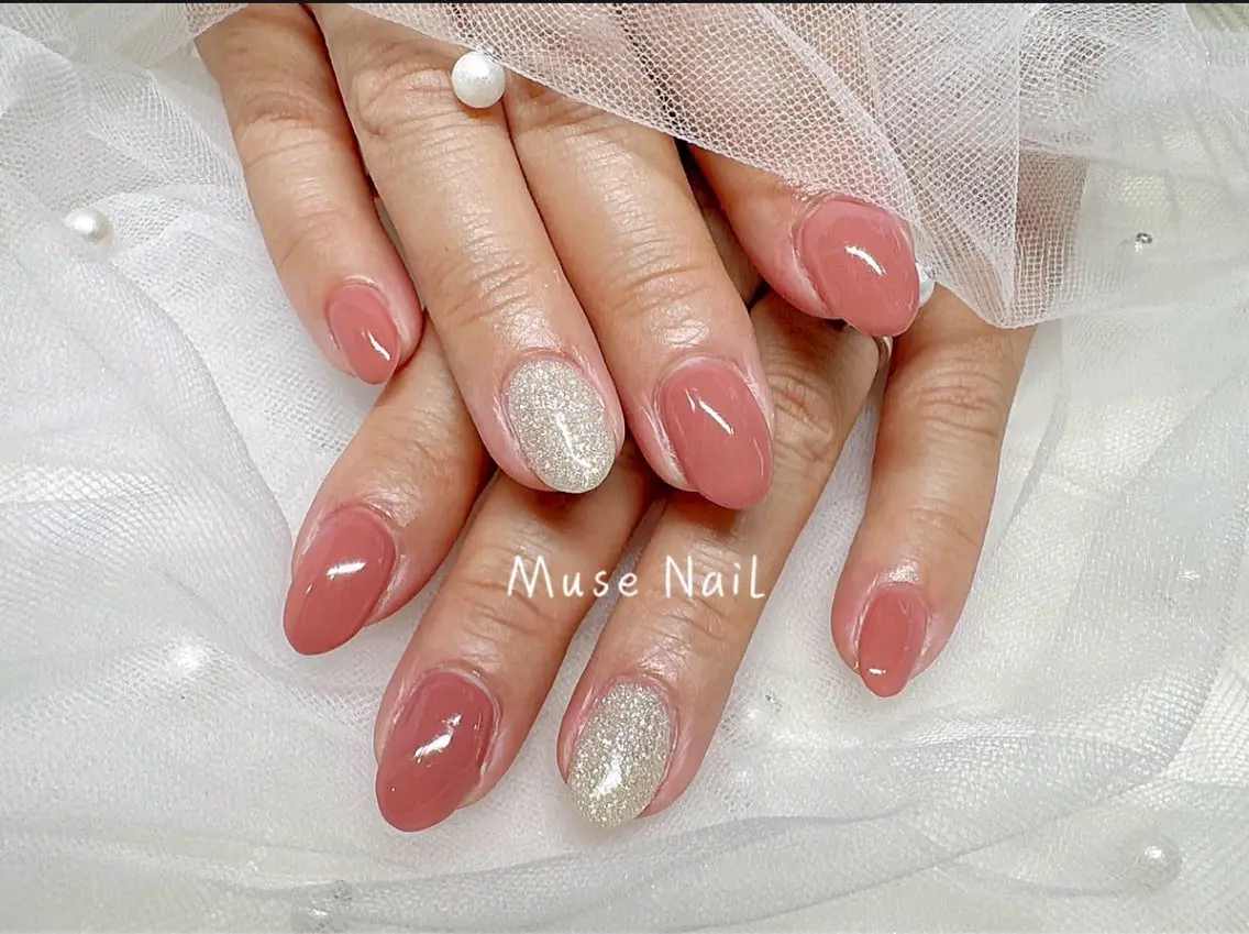 ネイル ワンカラーネイル ハンドネイル muse nailのネイルデザイン