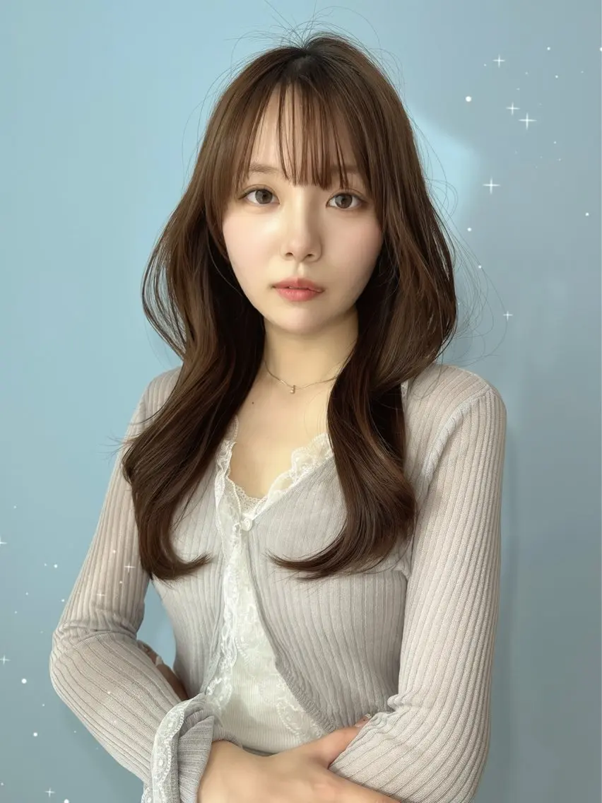 ロング くびれヘア MONA HIYORIのヘアスタイル