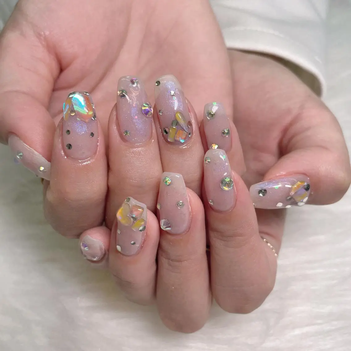 ネイル 🦋ネイルサロン ブラン🌈ゆりのネイルデザイン