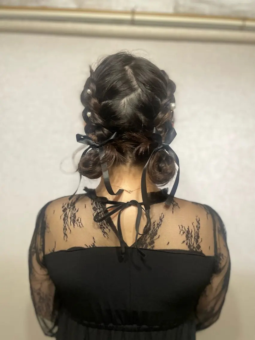ヘアアレンジ ヘアセット hair salon【クラン】のヘアスタイル