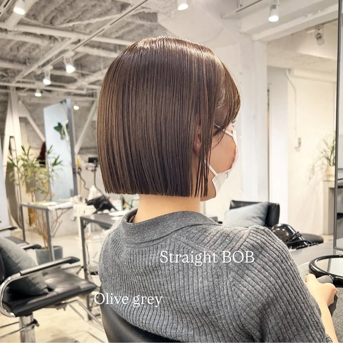 ショート カラー カット ヘアカラー 切りっぱなしBOB 職人💜Anzuのヘアスタイル