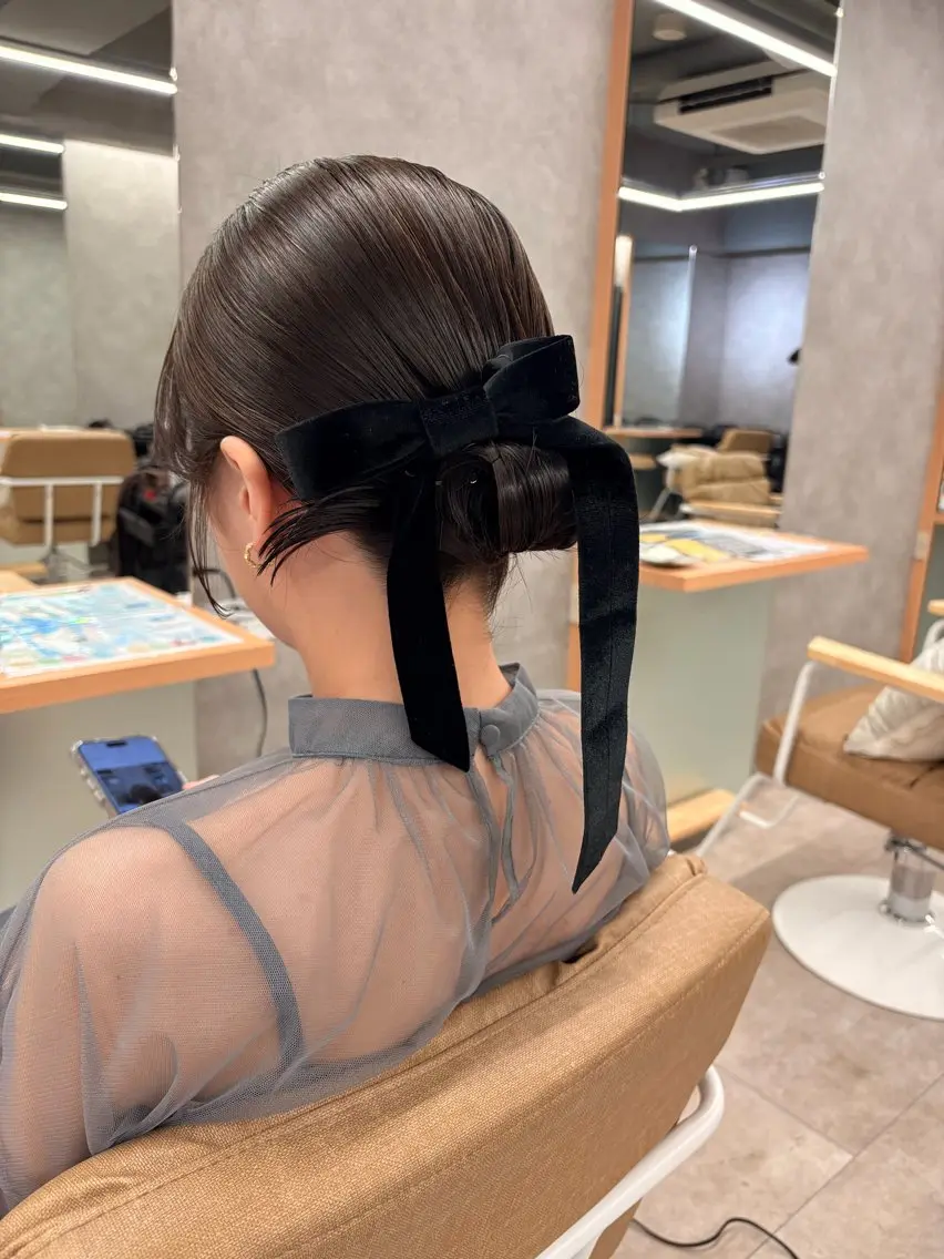 ヘアアレンジ つちだ ゆうひのヘアスタイル