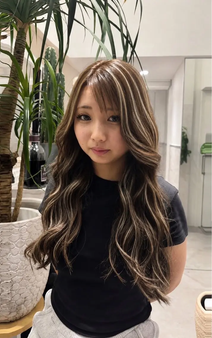 ロング ヘアカラー 🌺 YUNA🌺のヘアスタイル