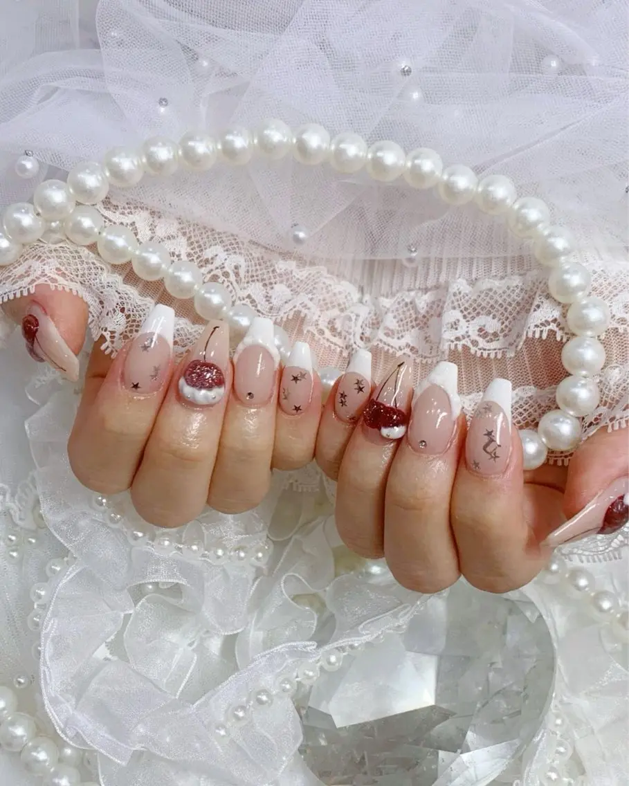 ネイル チークネイル ドット フットネイル フレンチネイル グラデーション ハンドネイル ハンドケア Nihonthy Nail 新宿のネイルデザイン