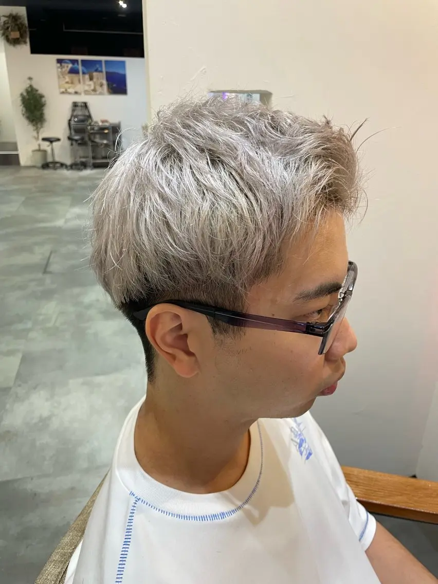 ショート カラー ヘアアレンジ メンズ 🔥メンズ特化🔥 木村 祐太のヘアスタイル
