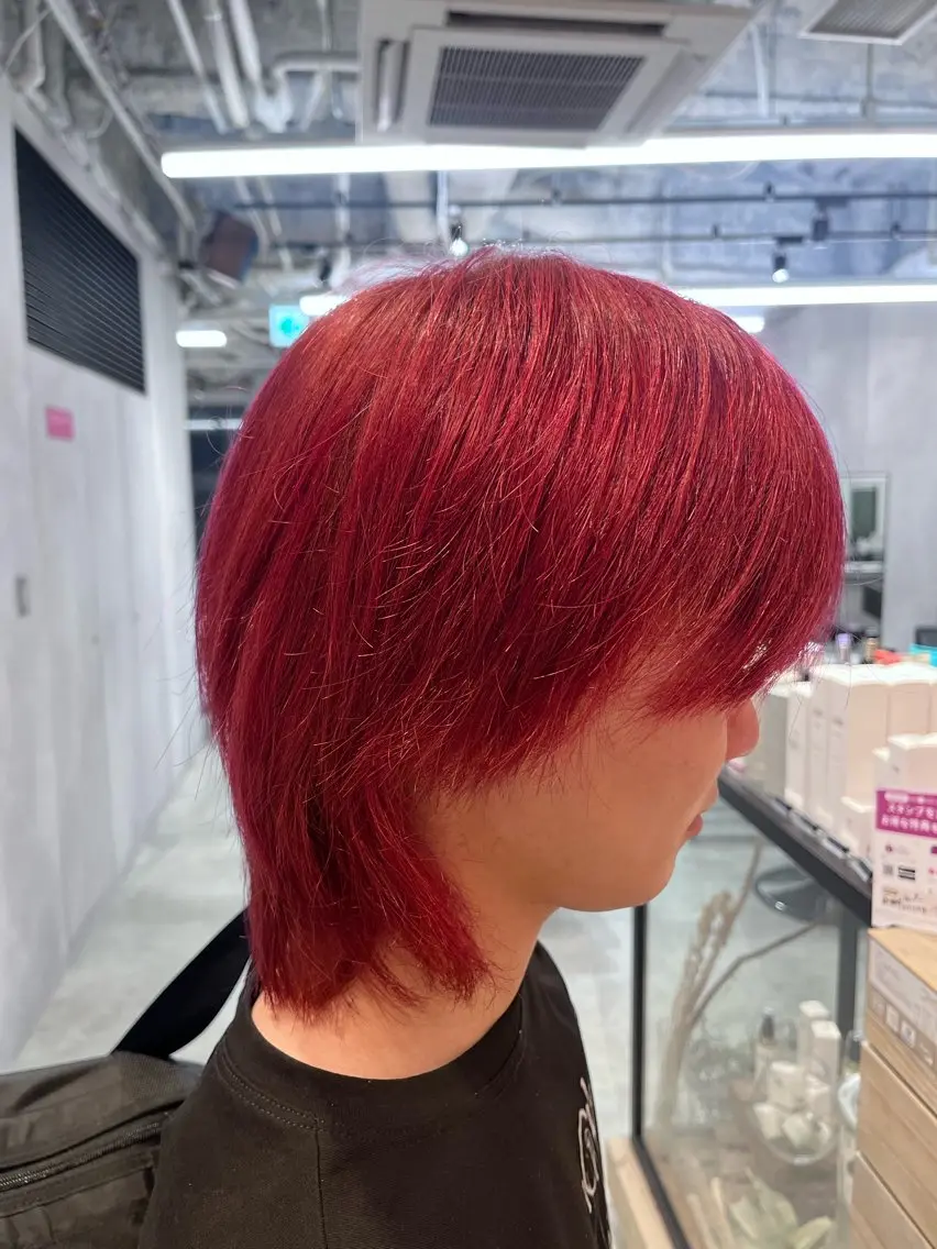 ショート カラー メンズ ハイトーンカラー/ 田中和磨のヘアスタイル