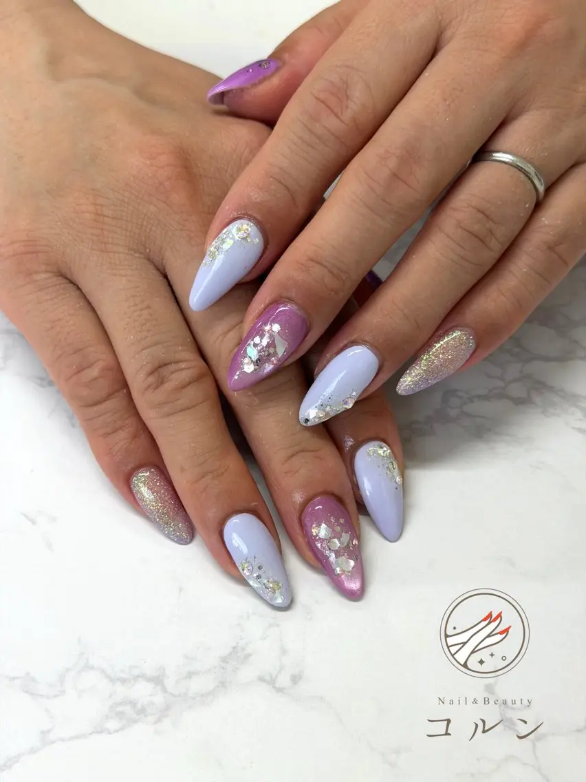 ネイル ハンドネイル フットネイル Nail&Beaut yコルン　松田のネイルデザイン