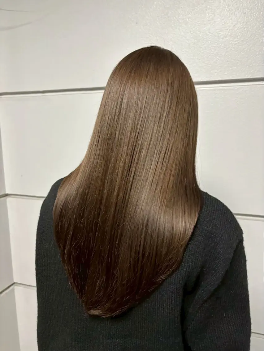 カラー 透明感カラー yuiのヘアスタイル