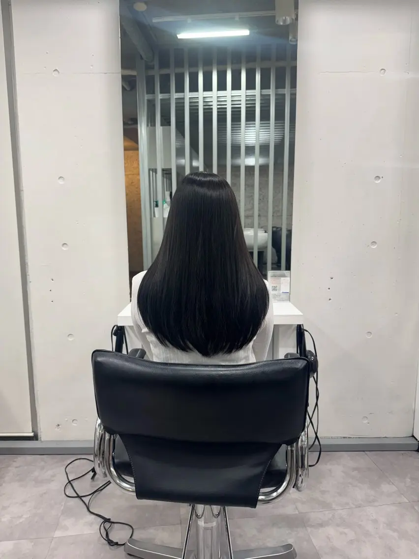 ロング カラー テーパーフェード TE$⚡️HINのヘアスタイル