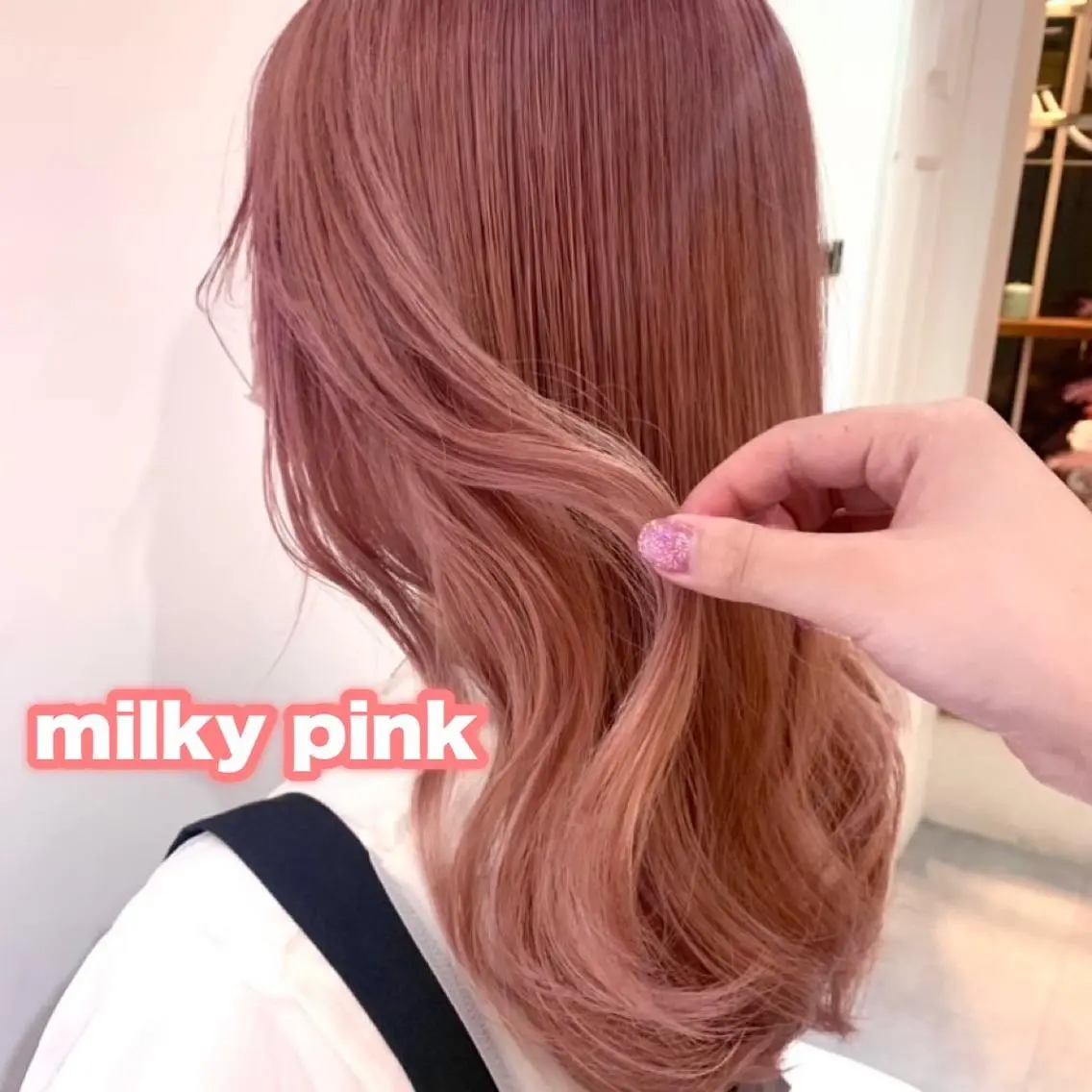 ミディアム カラー ヘアアレンジ ブリーチ 韓国ヘア🇰🇷🎀 YURIAのヘアスタイル