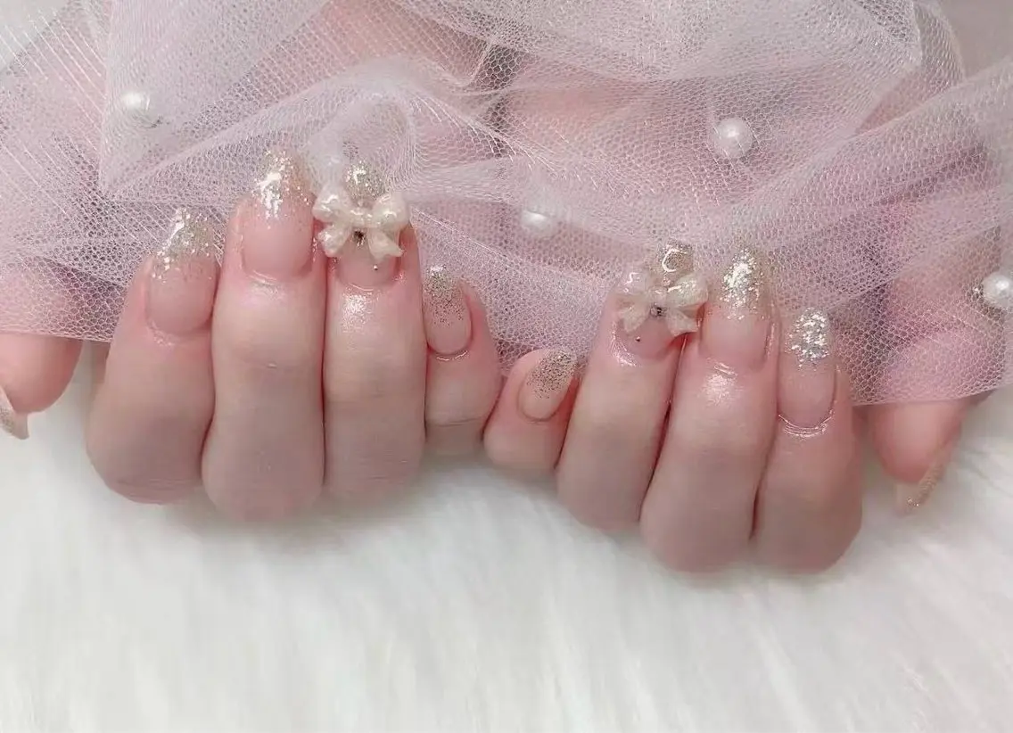 ネイル チークネイル 長さ出し フットネイル フレンチネイル ジェルネイル ハンドネイル Fancy nail salonのネイルデザイン