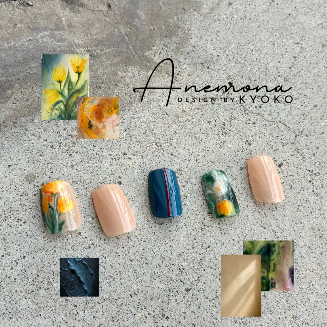 ネイル ハンドネイル 【ANEMONA】 Kyokoのネイルデザイン