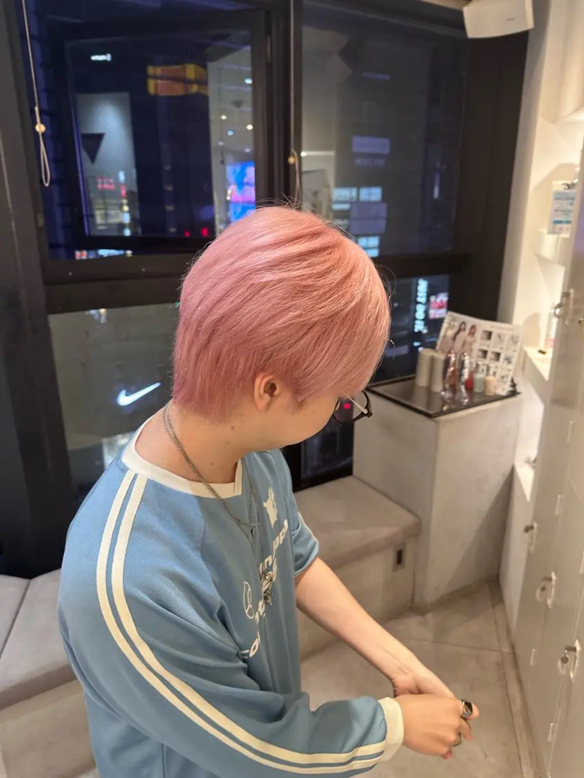 ショート カット ヘアカラー 似合わせ 美髪矯正 ミツキのヘアスタイル